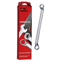 Teng Double Ring Spanner Set, 8Pce, Metric