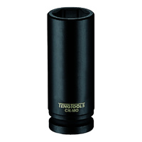 Teng 1/2" Dr. Deep Impact Socket 24mm DIN