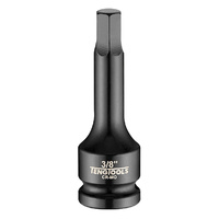 Teng 1/2" Dr. Hex Bit Impact Socket 1/4