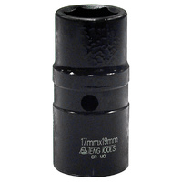 Teng 1/2" Dr. Double Ended Wheel Nut Impact Socket 21mm / 22mm