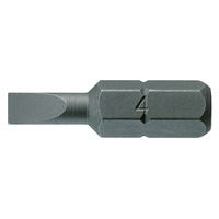 Teng 3Pce 1/4" Hex FL0.8 X 4mm Bit mm(L)