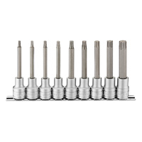 Teng 9Pce 1/2" Dr. Long TX Bit Socket Set - TX20-TX60
