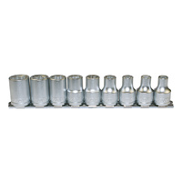 Teng 9Pce 1/2" Dr. TX-E Socket Set - E10-E24