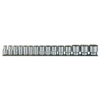 Teng 15Pce 1/2" Dr. AF Socket Set 3/8-1-1/4" 12PNT