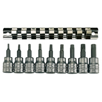 Teng 9Pce 3/8" Dr. TX Bit Socket Set 10-50