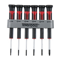 Teng 6Pce MD Mini TX Screwdriver Set W/ Holder