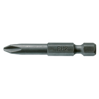 Teng 1/4" Hex Dr. PH3 Bit X 50mm (L) - 3Pce