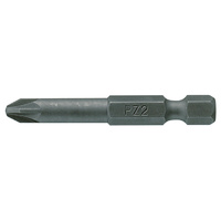 Teng 3Pce 1/4" Hex PZ#1 Bit X 50mm (L)