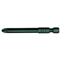Teng 2Pce 1/4" Hex PZ#2 Bit X 70mm (L)