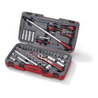 Teng 44Pce 1/2" Dr. Metric & AF Socket Set