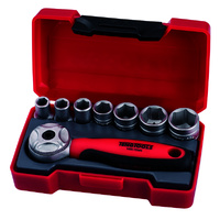 Teng 8Pce 1/4" Dr. Socket Set W/Mini Ratchet