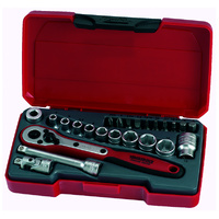 Teng 24Pce 1/4" Dr. Mini Metric Socket Set