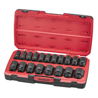 Teng 21Pce 3/4" Dr. AF Deep Impact Socket Set 6-PNT