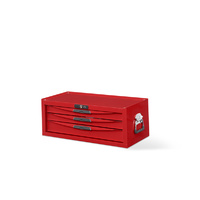 Teng 26" Pro Middle Box, 3 Drawers, Red