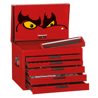 Teng 277Pce 26" 5 Drawer Chest Tool Kit, Metric, EVA Trays, Red