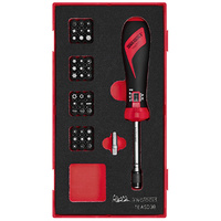 Teng 38Pce 1/4" Dr. Torque Screwdriver Set 1-5Nm EVA-TEA-TRA