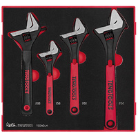 Teng 4Pce Adjustable Wrench Set - TED-TRAY