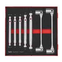 Teng 7Pce Double Flex Wrench Set - TED-TRAY