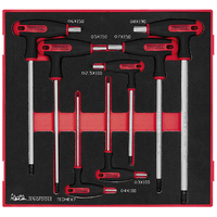 Teng 7Pce T-Handle Hex Set 2.5-8mm - TED-TRAY