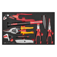 Teng 7Pce Plier And Engineers Hammer Set
