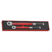 Teng 2Pce 3/8" & 1/2" Dr. Torque Wrench Set - TEX-TRAY