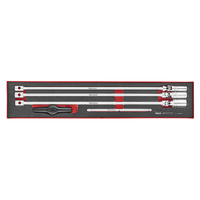 Teng 5Pce T-Bar Spark Plug Socket Set -TEX-TRAY