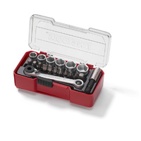 Teng 19Pce 1/4" Dr. Socket Set 8-13mm