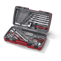Teng 106Pce 1/4"-3/8"-1/2" Dr. Metric Socket & Tool Set