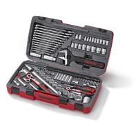 Teng 127Pce 1/4"-3/8"-1/2" Dr. Metric Socket & Tool Set