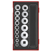 Teng 15Pce 1/2" Dr. AF Socket Set - TC-TRAY