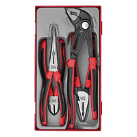 Teng 4Pce Plier Set TPR Grip Q Tt1