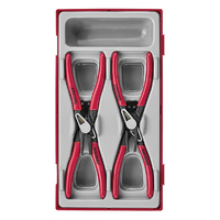 Teng 4Pce 5 Spring Circlip Plier Set - TC-TRAY