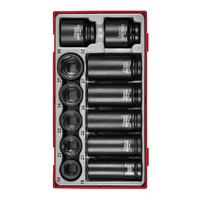 Teng 12Pce 1/2" Dr. Impact Socket Set - TC-TRAY