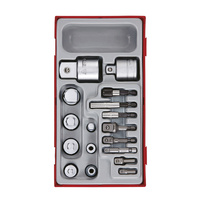 Teng 17Pce Multi-Dr. Adaptor Set - TC-TRAY