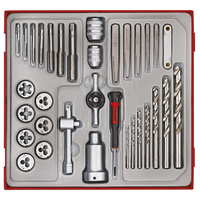 Teng 34Pce Tap & Die Set W/Accessories - Ttd-Tray