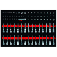 Teng 85Pce 1/4, 3/8" & 1/2" Dr. Speciality Socket Set (EVA)
