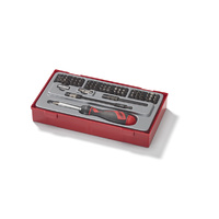 Teng 74Pce MD Ratchet Screwdriver Bits Set - TC-TRAY