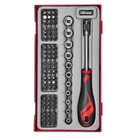 Teng 76Pce MD Bits & Socket Set - TC-TRAY