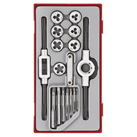 Teng 17Pce Metric Tap & Die Set - TC-TRAY