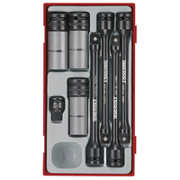 Teng 8Pce 1/2" Dr. Imp Torsion Bar Set - TC-TRAY