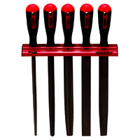 Teng 5Pce 10 File Set W/ Wall Rack