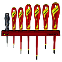 Teng Screwdriver Set 7Pcs VDE 1000V Wall Rack
