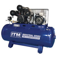 ITM Air Compressor, Belt Drive Stationary 3 Phase, 7.5hp 270Ltr FAD 704 L/Min