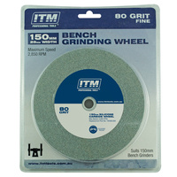 ITM Grinding Wheel, Silicone Carbide, 150 X 25mm, 80 Grit Fine