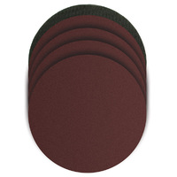 Sanding Disc Velcro Back Aluminium Oxide 5 pack Assorted & Backing Pad 175mm to suit PO362 Multitool