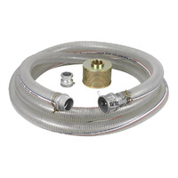 Water Transfer Suction Hose 50mm x 7mtr With Cam Lock Fitting & Filter