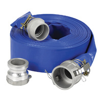 Water Transfer Hose Lay Flat 50mm x 20mtr With Cam Lock Fittings