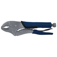 ITM Locking Plier, Curved Jaw With Tpr Rubber Grip, 250mm