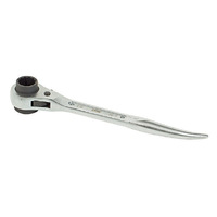 Ratchet Podger Wrench, Stubby Cranked Handle 21mm x 24mm, 240mm Length