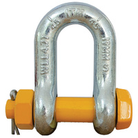 ITM Dee Shackle, Yellow Pin GS Safety Pin, 6.5 Tonne, 22mm Body